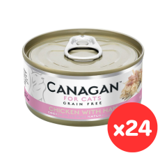 Canagan - Cat Can Chicken with Ham for Cats (75g x 24 Cans) 