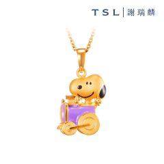 TSL|謝瑞麟 - Snoopy 999 Pure Gold Pendant X4158 X4158-NANA-Y-001
