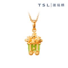TSL|謝瑞麟 - Snoopy 999 Pure Gold Pendant X4160 X4160-NANA-Y