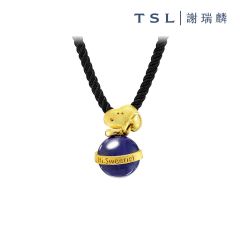 TSL|謝瑞麟 - Snoopy 999.9 Pure Gold with Lapis Pendant X4166 X4166-OSLA-Y-001