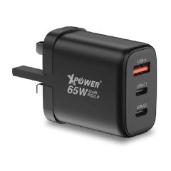 XPower - GW65C 65W PD3.0/PPS/QC Wall Gan Charger XP_GW65C