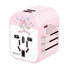 XPower x Sanrio My Melody TA3 20W PD Travel Adapter XP_JY303S_MM1