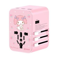 XPower x My Melody TA45B 45W 6輸出 PD3.0/PPS旅行充電器