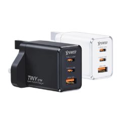 XPower TINY 67W PD3.0/PPS/QC Wall Charger [Black/White] XP_TINY_ALL