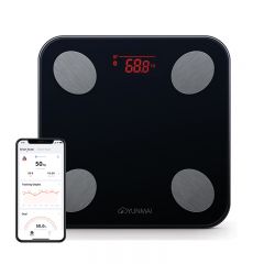 YUNMAI - S Series Rechargeable 10-in-1 Smart Scale-International Version  (Authorized goods) YUNMAI-M1805-WHITE