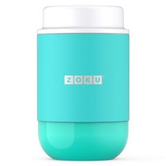 ZOKU - Stainless Steel Neat Stack Food Jar 475ml - Aqua ZK306-TL