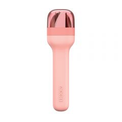 ZOKU - Stainless Steel Pocket Utensil Set (Includes Spoon, Fork, Knife) (Charcoal/Peach Pink/Teal)