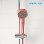 AQUADUO - Blossom Wide Showerhead (with Rust & Chlorine Removal filter)(Multi Color Options) SF-S580W AQD-SF-S580W