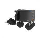 inno3C i-65WT Super Silicon 65W 3-Ports Travel Fast Charger (Black Gradient) 4172221