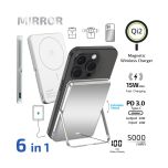 inno3C i-5M3 Qi2 Ultra Slim Magnetic Wireless Power Bank with Stand(Mirror) 4191851