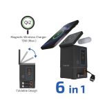 inno3C i-105C2 105W Qi2 + GaN 6-in-1 Wireless Fast Charging Dock with Build-in Retractable Cables 4191881
