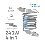inno3C i-4M240-12 240W 4 in 1 Magnetic Organized Cable 120cm 4191891