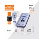 inno3C i-67DT-S 超薄 67W 三輸出 GaN 旅行快速充電器連收納袋 CR-inno_I-67DT-O2O
