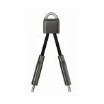 Travelmall USB-C 對 USB-C 鑰匙圈金屬充電線 CR-4193691-O2O