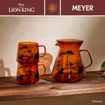 MEYER - 3PCS GLASS PITCHER WITH LID AND MUG SET 49248-C