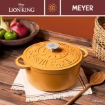 MEYER - 22CM/3.3L 迪士尼獅子王鑄鐵有蓋鍋 CR-49249-C
