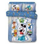 Uji Bedding - 1900 Threads Bamboo Textile Bedding Set - Disney 100 "Disney & Pixar Classic" (Multi Sizes Option) BCS-DS2303-MO