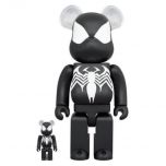Be@rbrick - Spider Man Black Costume 400%+100% Bear-SpiderBk