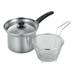 DeliChef EASE不銹鋼便利鍋連煮麵篩 18cm / 3.8L (DC10018PS) CR-DC10018PS