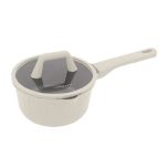 Ideale Chef CANDY II Die Casting Ceramic Non-Stick Aluminium Saucepan w/ Glass Lid 18 x 8.5cm / 1.7L (IC18118P) CR-IC18118P