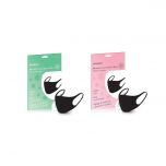 INOMSKIN Made in Korea 99.9% anti-virus & bacteria‧Washable & reusable‧Mineral Fabric mask‧Two masks in one pack (Large Size) INO01L-MASK