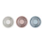 Life on Products - LCAF024 Multi-Function Hands-Free Mini Fan [White/Pink/Blue] LCAF024_MO