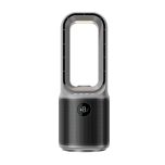 Mibeli - F12 Automatic Oscillating Leafless Cool Mist Fan [White/Dark Grey] MF12_MO