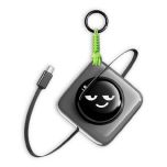 [3C CCC Certified] FANSDREAMS - Bag Charm Tape Charger Power Bank 20000mAh NDDY015 [Black / White] NDDY015_ALL