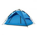 Naturehike - Easy construction‧3 people use‧Dual-propose‧wind resistance‧waterproof‧camping‧climbing‧outdoor activities‧Automatic tent - Blue / Green NHK01-AUTO_All