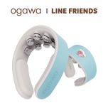 OGAWA - Line Friends EMS頸部按摩儀 - OL-0842 - 藍色 OL0842_Blue