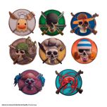 Matrix - Cinereplicas - 海賊王杯墊組（8個）- 海賊王角色款