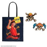 Matrix - Cinereplicas - 海賊王托特包 - 路飛及路飛與巴其徽章組