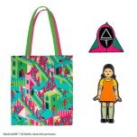 Matrix - 魷魚遊戲樓梯迷宮手提袋 & 英熙.士兵別針套裝 SQUID0055