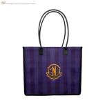Matrix - Cinereplicas - Wednesday - Shopping Bag - Nevermore Academy (Purple) CR-WEDNESDAY0007