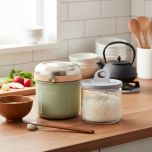 Camel Tiffin 50 Stainless Steel 0.5L Food Jar with 300ml Glass Container (Multi Color Options) TIFFIN50-MO