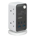 Momax - 1-Charge Work Flow 6-Outlet Power Tower with 35W 2A2C PD USB US21 US21UKW