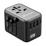 Verbatim - 5 Port 45W Universal Travel Adapter (UTA-08) [32123] VERBA_32123