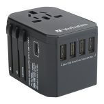 Verbatim - 5 Ports Travel Charger Adapter [4 x USB+1 x Type-C] - Black VERBA_65686