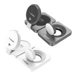 Verbatim - 3-in-1 Qi2 Wireless Charger - WCDQi201 [Black / White] VERBA_WCDQI201_ALL