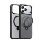 TORRAS - Ostand Spin Magnetic Case for iPhone 17 Pro [Black / Clear] X00FX-17P-MO