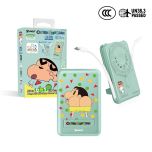 [3C CCC 認證] XPower x 蠟筆小新 M10C+ 6合1多功能數顯10000mAh 20W PD3.0 + 磁吸無線移動電源