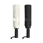 Yohome - Easy-folding Automatic Collapsible Sun and Rain Umbrella [Beige/ Black] YH_JLN23JJS02_ALL