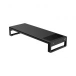 Zenox - Monitor Riser (4 Ports Usb 3.0 Hub with MAX15W wireless charging) Z-2000-ZG6033