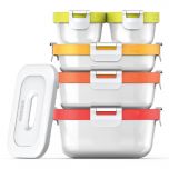 ZOKU - Neat Stack Nesting Food Container Lunch Set (11pcs) - Microwave Safe ZK301