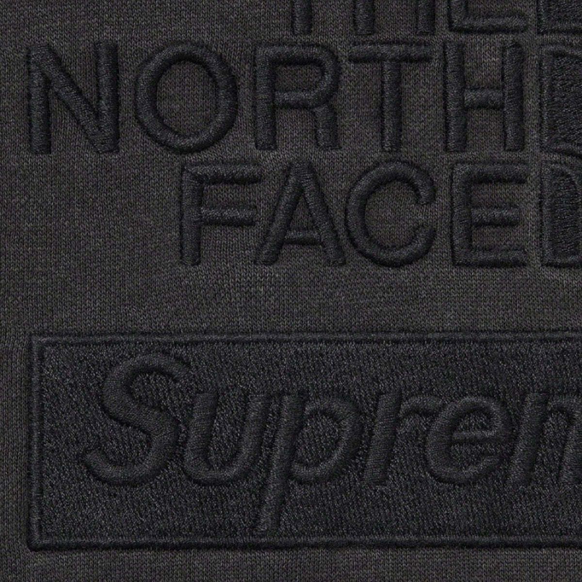 Supreme - The North Face Pigment Printed Hooded 黑色連帽衞衣| The