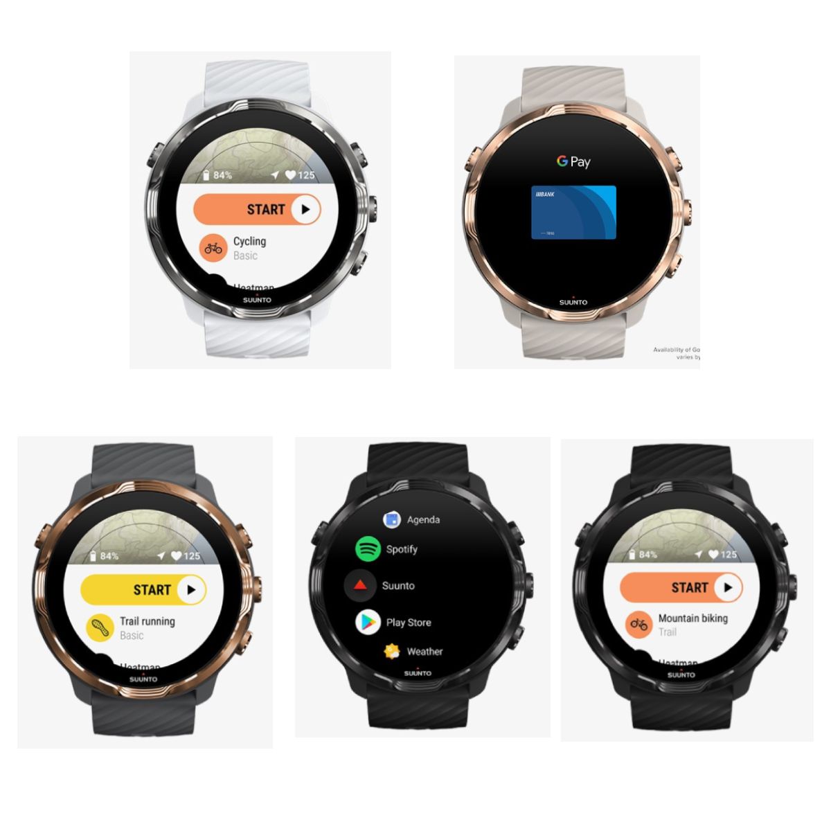 Suunto 7 全方位運動訓練gps 配備wear Os 智能手錶