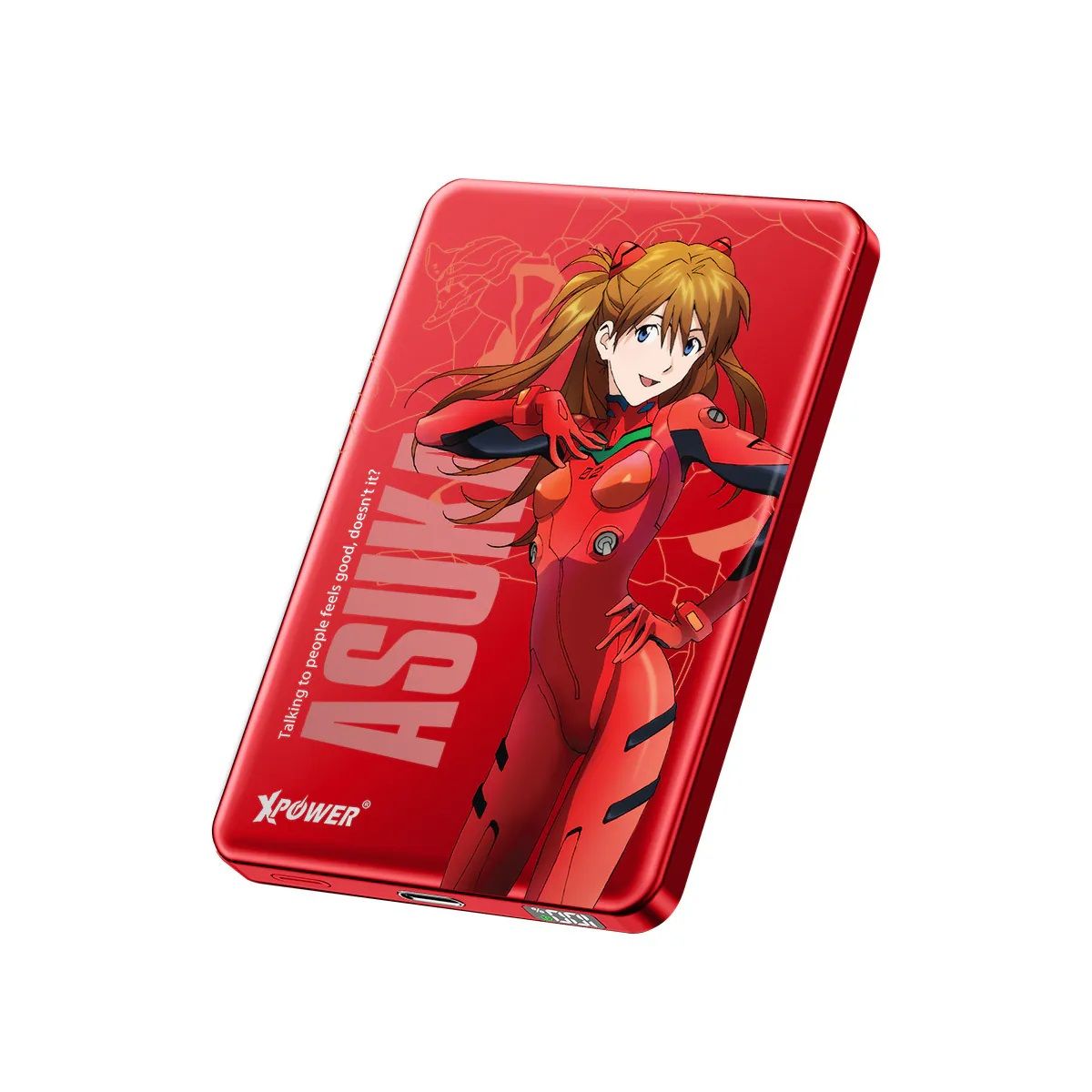 XPOWER - EVA 新世紀福音戰士MagSafe 3合1 10000mAh超薄數顯無線充電器