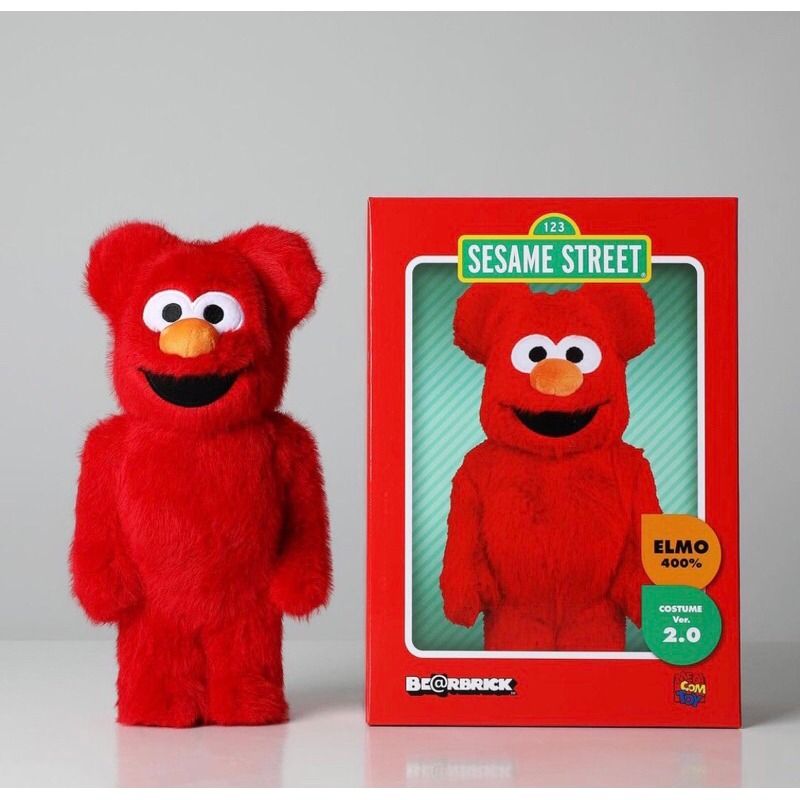 Be@rbrick - Sesame Street Elmo Costume Ver. 2 400% | The Club ...