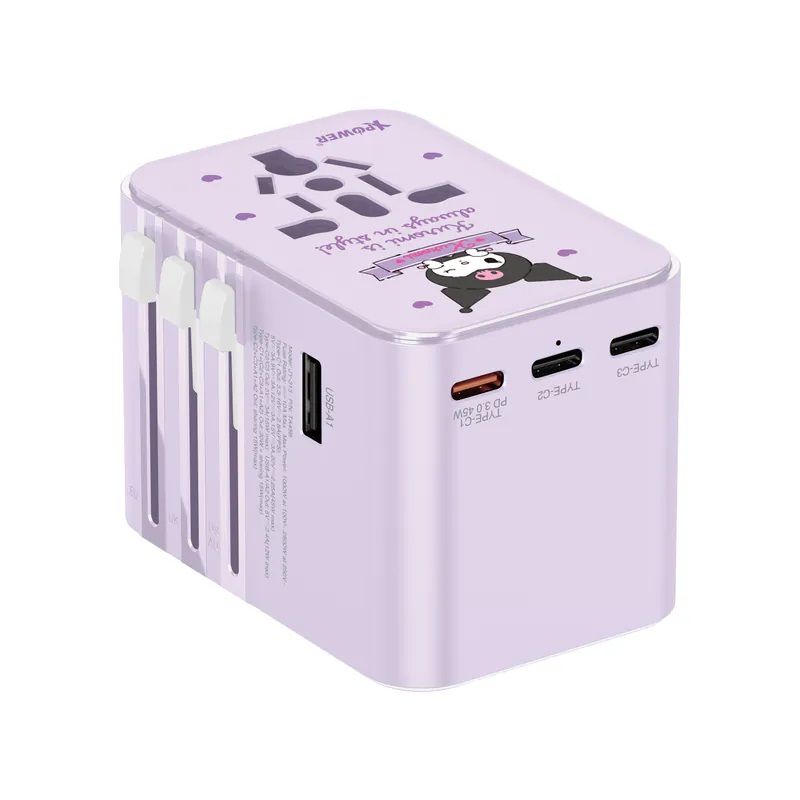 XPower X Kuromi TA45B 45W 6-Output PD 3.0/PPS Travel Adapter | The
