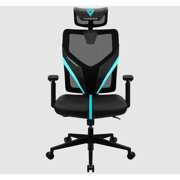 Aerocool thunderx3 yama1 gaming chair black cyan online
